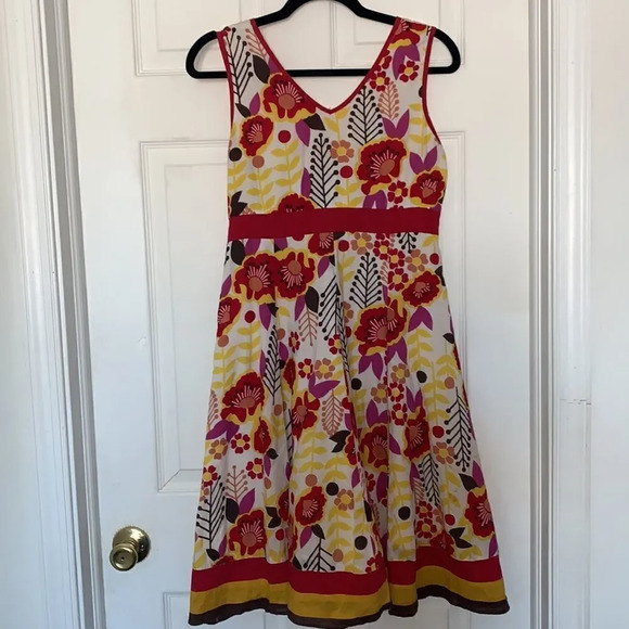 Vintage Funky People Floral Sundress - Picture 2 of 5